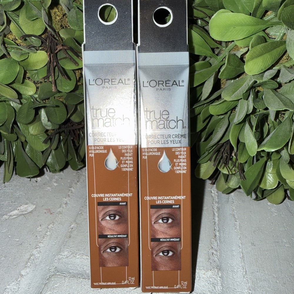 L'oreal True Match Eye Cream Concealer New‎ In Package N 9-10 Deep 2 Pack